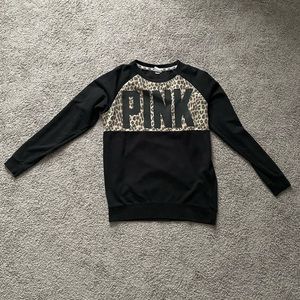 VS PINK cheetah sweater